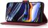 KHAZNEH OnePlus Nord 3 Hoesje Retro Wallet Book Case Rood afbeelding 3
