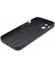 Apple iPhone 15 Hoesje Honingraat Back Cover Zwart