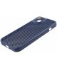 Apple iPhone 15 Hoesje Honingraat Back Cover Blauw