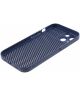 Apple iPhone 15 Hoesje Honingraat Back Cover Blauw