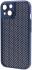 Apple iPhone 15 Hoesje Honingraat Back Cover Blauw afbeelding 2