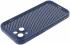 Apple iPhone 15 Hoesje Honingraat Back Cover Blauw afbeelding 3