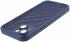 Apple iPhone 15 Hoesje Honingraat Back Cover Blauw afbeelding 4