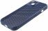 Apple iPhone 15 Hoesje Honingraat Back Cover Blauw afbeelding 6
