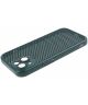 Apple iPhone 15 Hoesje Honingraat Back Cover Groen