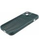 Apple iPhone 15 Hoesje Honingraat Back Cover Groen