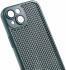Apple iPhone 15 Hoesje Honingraat Back Cover Groen afbeelding 2