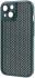 Apple iPhone 15 Hoesje Honingraat Back Cover Groen afbeelding 3