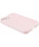 Apple iPhone 15 Hoesje Honingraat Back Cover Roze