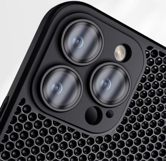 Apple iPhone 15 Pro Max Hoesje Honingraat Back Cover Groen afbeelding 5