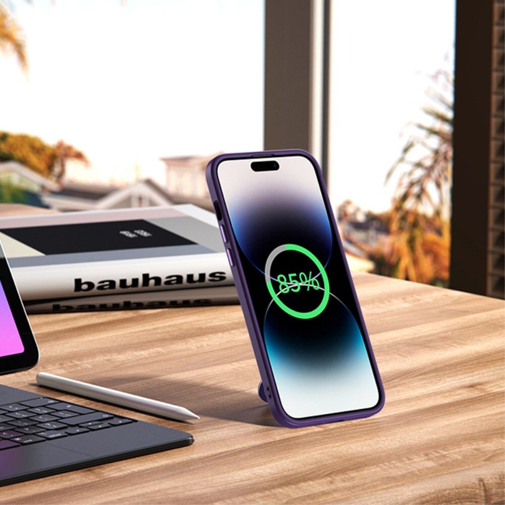 Apple iPhone 15 Pro Hoesje met MagSafe Kickstand Zwart afbeelding 4