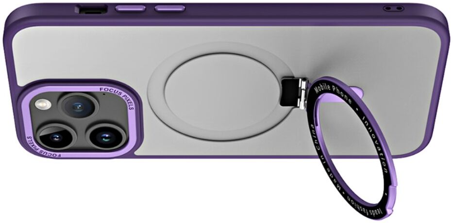 Apple iPhone 15 Pro Hoesje met MagSafe Kickstand Groen afbeelding 9