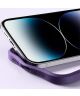 Apple iPhone 15 Pro Hoesje met MagSafe Kickstand Donker Blauw