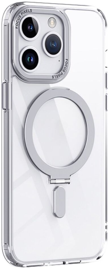 Apple iPhone 15 Pro Max Hoesje met MagSafe Kickstand Transparant afbeelding 1
