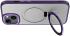 Apple iPhone 15 Hoesje met MagSafe Kickstand Back Cover Blauw afbeelding 10