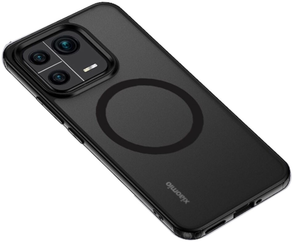 Xiaomi 13 Pro Hoesje met MagSafe Back Cover Matte Zwart afbeelding 1