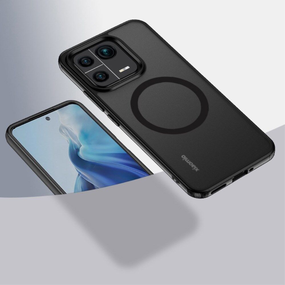 Xiaomi 13 Pro Hoesje met MagSafe Back Cover Matte Zwart afbeelding 3