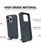 Apple iPhone 15 Pro Hoesje Metalen Kickstand Back Cover Grijs