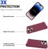 Apple iPhone 15 Pro Hoesje Metalen Kickstand Back Cover Rood afbeelding 2