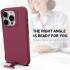 Apple iPhone 15 Pro Hoesje Metalen Kickstand Back Cover Rood afbeelding 3