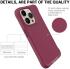 Apple iPhone 15 Pro Hoesje Metalen Kickstand Back Cover Rood afbeelding 7