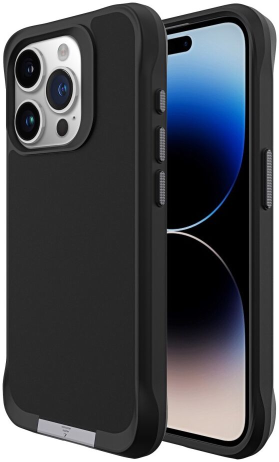 Apple iPhone 15 Pro Max Hoesje Metalen Kickstand Back Cover Zwart afbeelding 11
