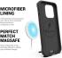 Apple iPhone 15 Pro Max Hoesje Metalen Kickstand Back Cover Zwart afbeelding 3