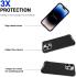 Apple iPhone 15 Pro Max Hoesje Metalen Kickstand Back Cover Zwart afbeelding 4