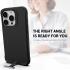 Apple iPhone 15 Pro Max Hoesje Metalen Kickstand Back Cover Zwart afbeelding 5
