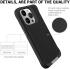 Apple iPhone 15 Pro Max Hoesje Metalen Kickstand Back Cover Zwart afbeelding 9