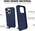 Apple iPhone 15 Pro Max Hoesje Metalen Kickstand Back Cover Blauw afbeelding 2