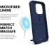 Apple iPhone 15 Pro Max Hoesje Metalen Kickstand Back Cover Blauw afbeelding 3
