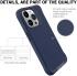 Apple iPhone 15 Pro Max Hoesje Metalen Kickstand Back Cover Blauw afbeelding 9