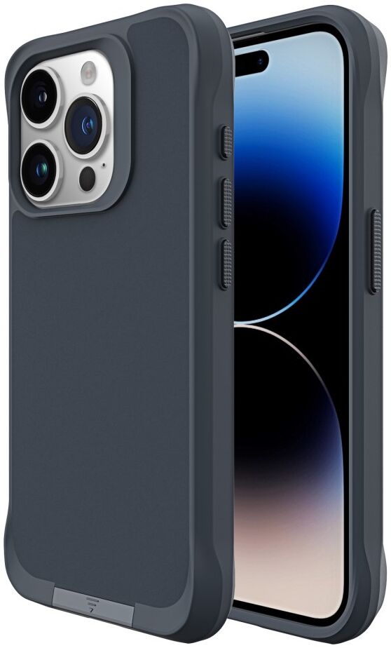 Apple iPhone 15 Pro Max Hoesje Metalen Kickstand Back Cover Grijs afbeelding 11