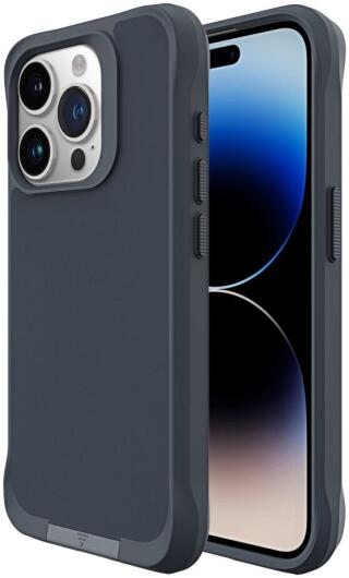 Apple iPhone 15 Pro Max Hoesje Metalen Kickstand Back Cover Grijs afbeelding 11