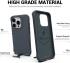 Apple iPhone 15 Pro Max Hoesje Metalen Kickstand Back Cover Grijs afbeelding 2