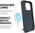 Apple iPhone 15 Pro Max Hoesje Metalen Kickstand Back Cover Grijs afbeelding 3