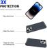 Apple iPhone 15 Pro Max Hoesje Metalen Kickstand Back Cover Grijs afbeelding 4