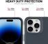 Apple iPhone 15 Pro Max Hoesje Metalen Kickstand Back Cover Grijs afbeelding 6