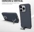 Apple iPhone 15 Pro Max Hoesje Metalen Kickstand Back Cover Grijs afbeelding 7