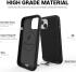 Apple iPhone 15 Plus Hoesje Metalen Kickstand Back Cover Zwart afbeelding 3