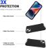 Apple iPhone 15 Plus Hoesje Metalen Kickstand Back Cover Zwart afbeelding 4