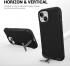 Apple iPhone 15 Plus Hoesje Metalen Kickstand Back Cover Zwart afbeelding 7