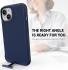 Apple iPhone 15 Plus Hoesje Metalen Kickstand Back Cover Blauw afbeelding 5