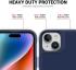 Apple iPhone 15 Plus Hoesje Metalen Kickstand Back Cover Blauw afbeelding 6