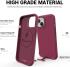 Apple iPhone 15 Plus Hoesje Metalen Kickstand Back Cover Rood afbeelding 3
