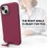 Apple iPhone 15 Plus Hoesje Metalen Kickstand Back Cover Rood afbeelding 5