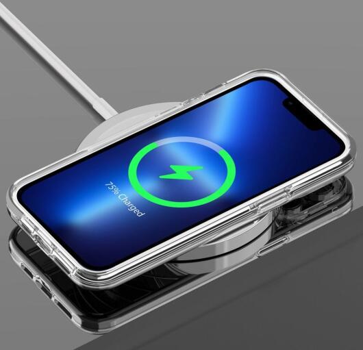 Apple iPhone 15 Pro Hoesje TPU Back Cover Grijs Transparant afbeelding 11