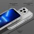 Apple iPhone 15 Pro Hoesje TPU Back Cover Grijs Transparant afbeelding 10