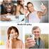 Apple iPhone 15 Pro Hoesje TPU Back Cover Grijs Transparant afbeelding 3